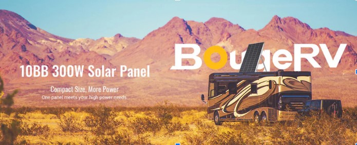 Power Up Anywhere with BougeRV 300 Watt Solar Panels